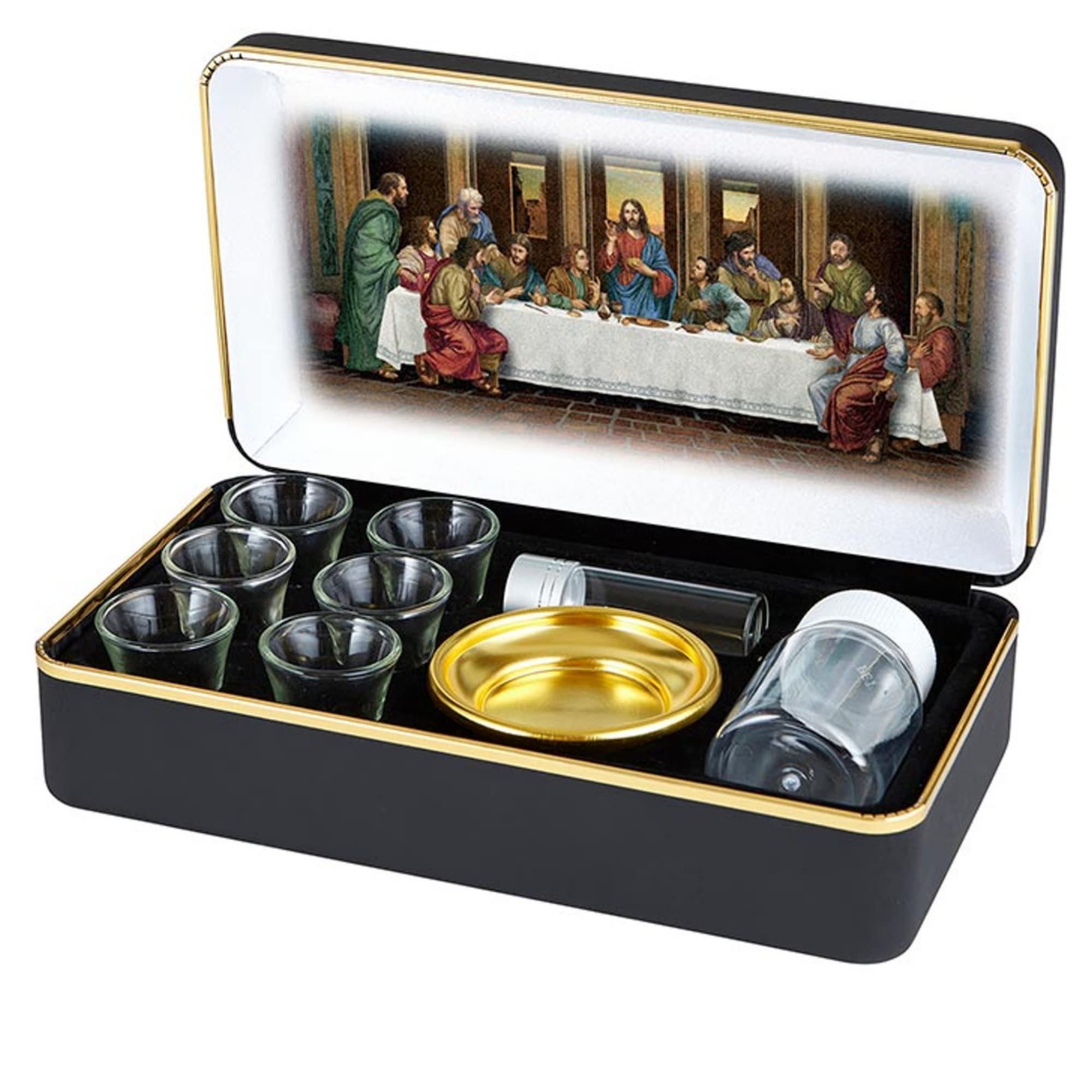 Amazon.com: Needzo The Last Supper Portable Communion Kit, Cups